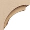 Ekena Millwork 11"W x 11"D x 11"H Wide Rivera Rough Cedar Woodgrain TimberThane Corbel, Primed Tan CORUR11X11X11RIVRCPR - alternate 3